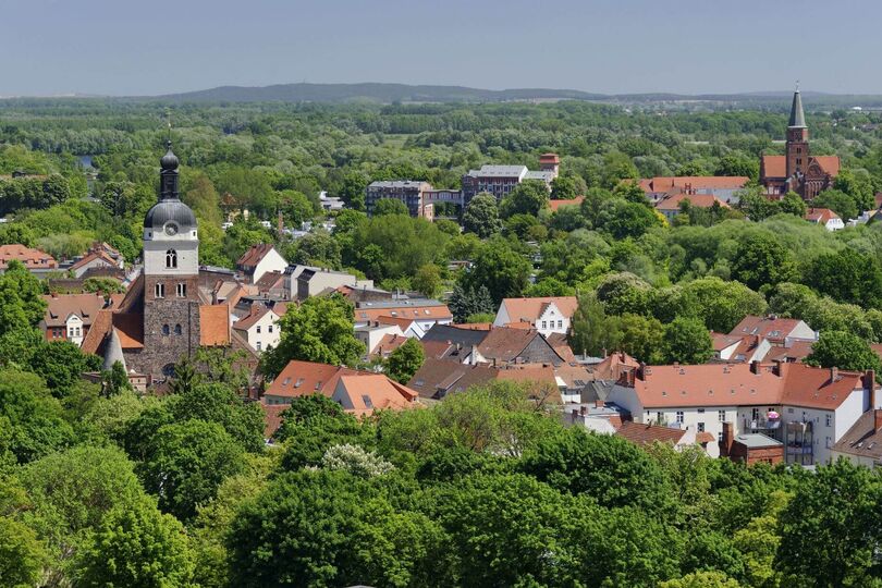 Luftaufnahme der Altstadt in Brandenburg an der Havel © Boettcher