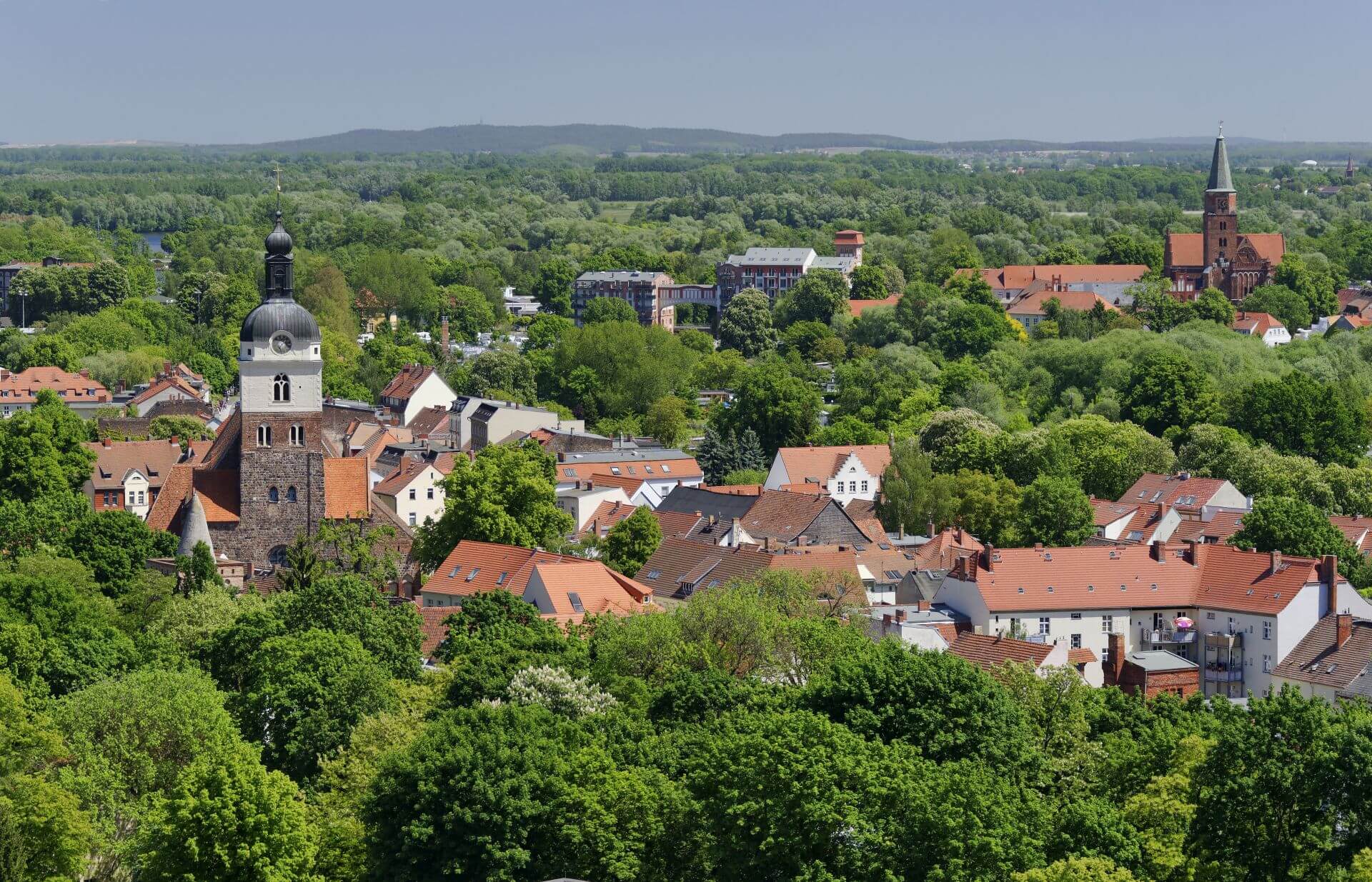 Luftaufnahme der Altstadt in Brandenburg an der Havel © Boettcher