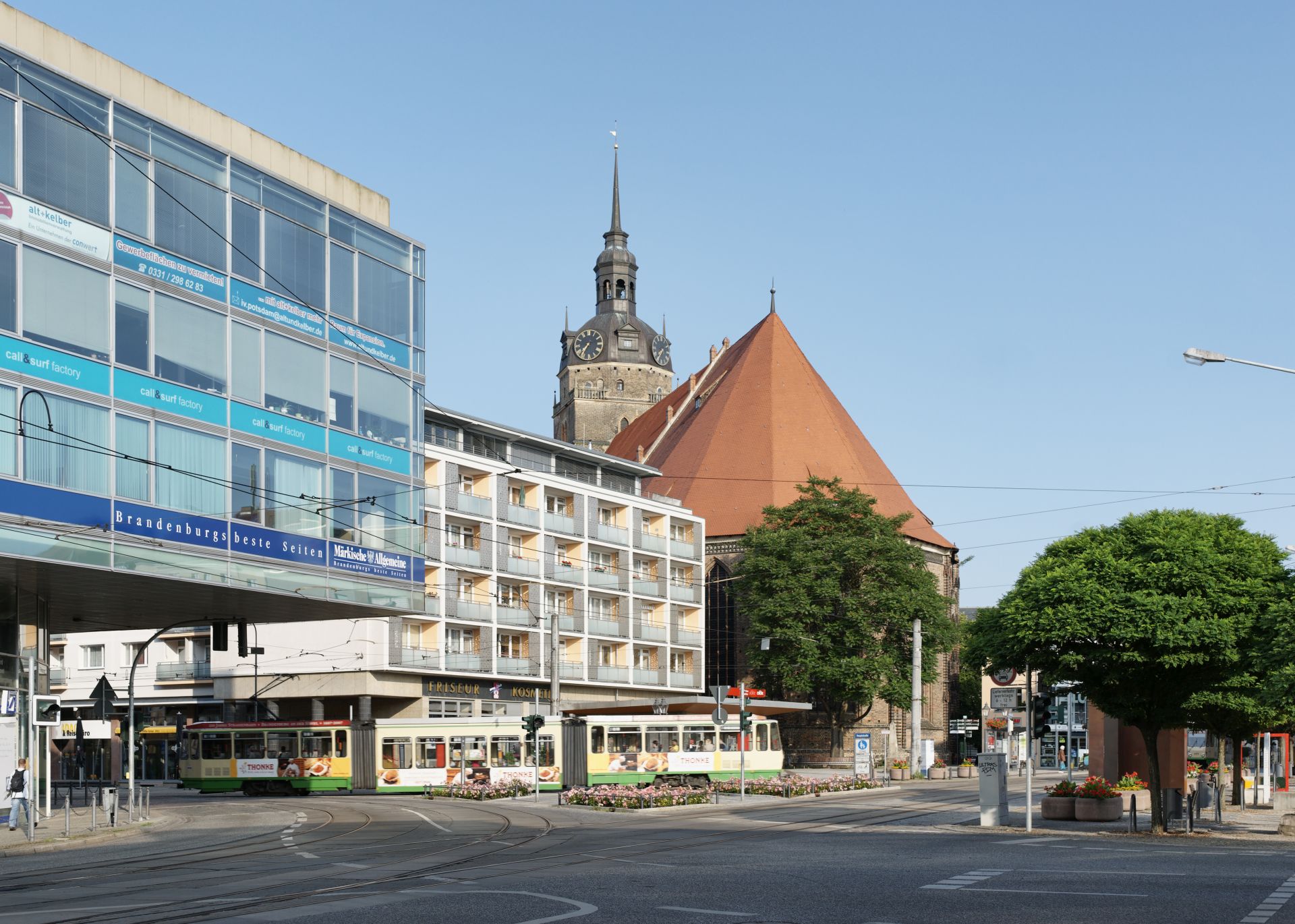 Blick auf die Katharinenkirche in Brandenburg an der Havel © Boettcher