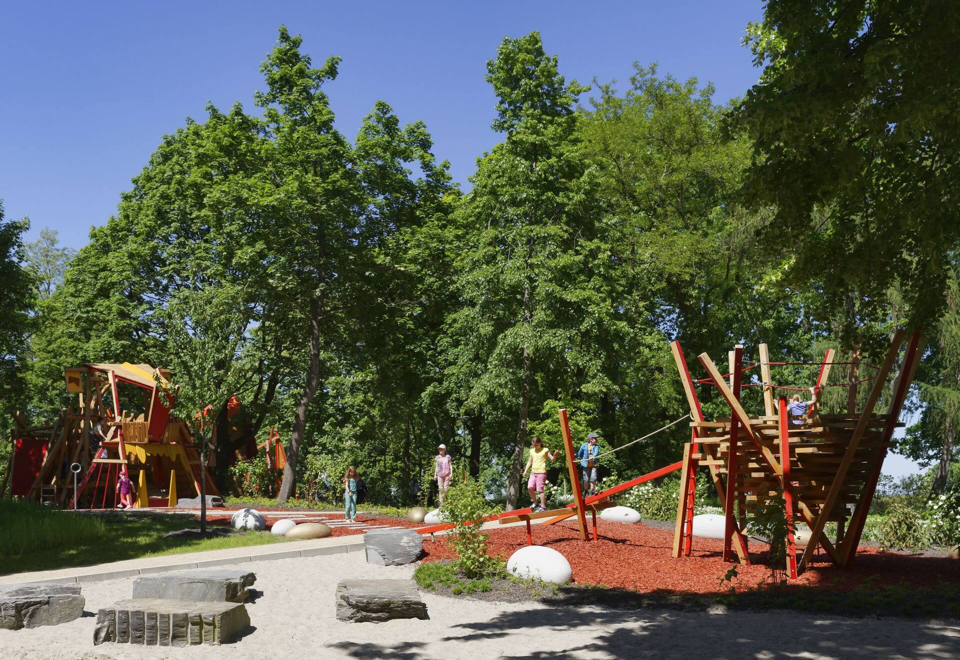 Spielplatz auf dem Marienberg in Brandenburg an der Havel © Boettcher