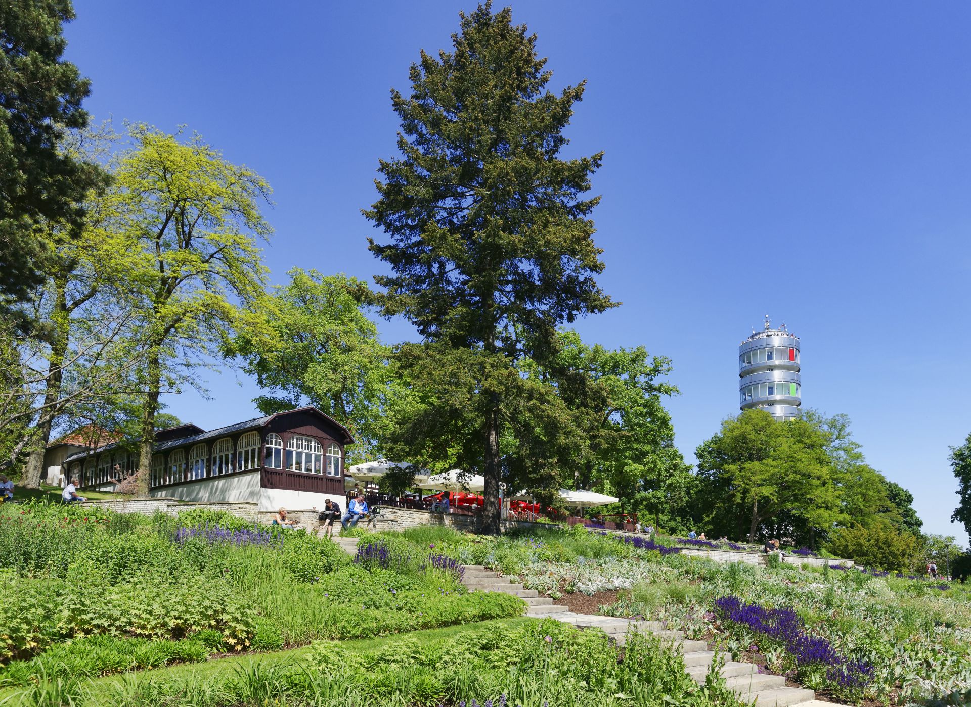 Friedenswarte und Restaurant auf dem Marienberg in Brandenburg an der Havel © Ulf Boettcher